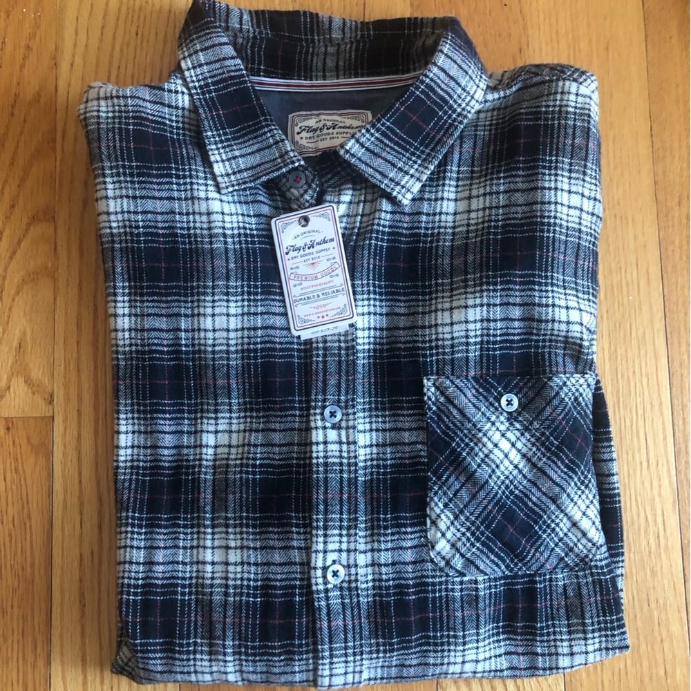NWT Flag and Anthem flannel - Picture 5 of 6